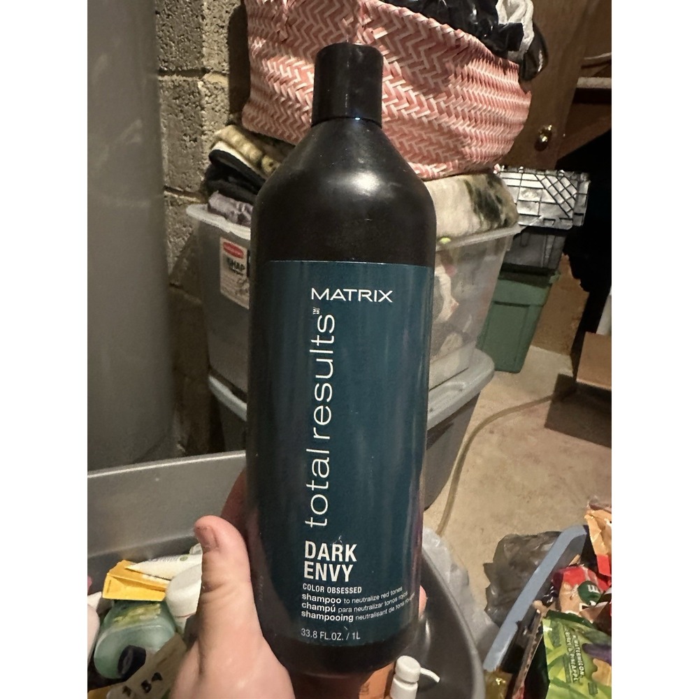 Matrix Total Results Dark Envy Color Obsessed Hair Conditioner 33.8 oz Open Used